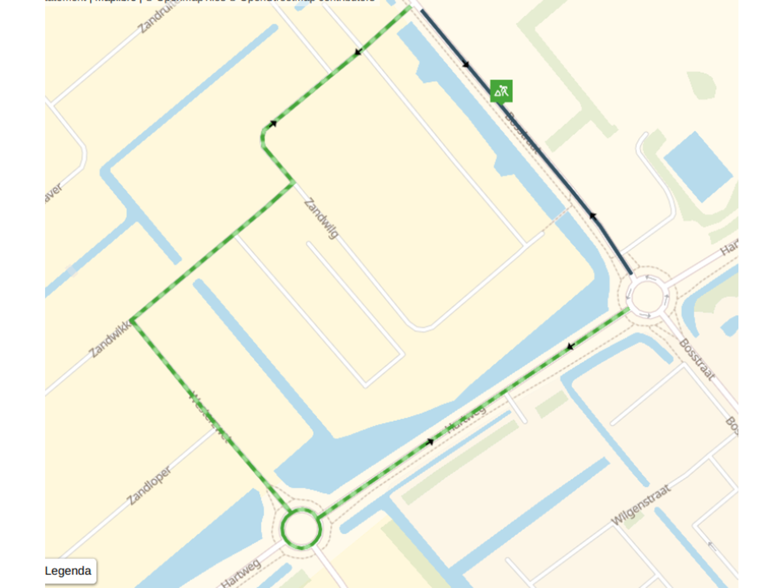 Afsluiting Bosstraat Winkel